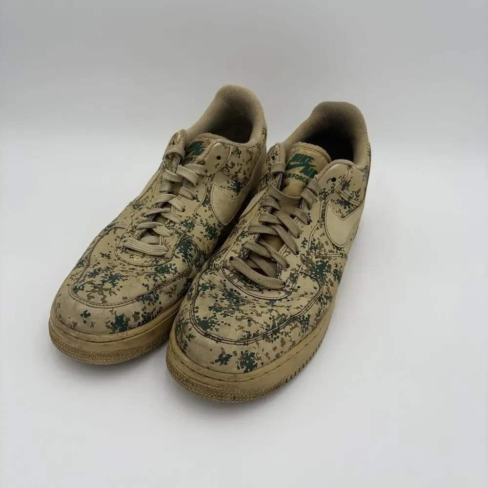 Nike Air Force 1 Low 2017 Desert Reflective Camo Sneakers Mens Size 12.5 Limited
